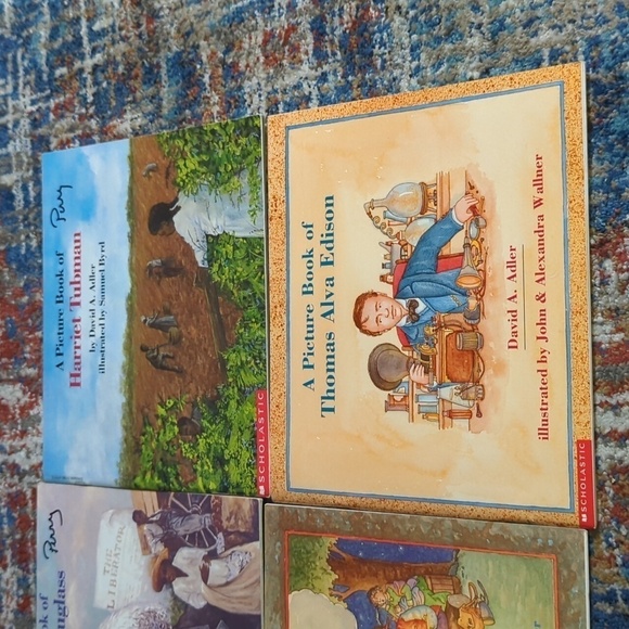 David Adler A Picture Book Series Set of 4 Paperback Books - Used - Picture 3 of 8